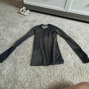 lulu long sleeve floral pattern size 2 barely worn